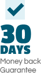 30 Day Money Back Guarantee 30 Day Money Back Guarantee